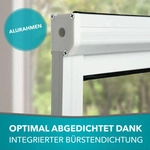Fliegengitter Insektenschutz Fenster Rollo Alurahmen Bausatz