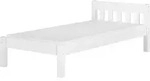 Bettrahmen Einzelbett 80x200 Futonbett Kieferbett Massivholz wei&szlig; Zubeh&ouml;r...