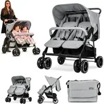 Lorelli TWIN Zwillingskinderwagen Geschwisterwagen f&uuml;r 2 Kinder mit...