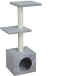 Nobby Costa, Katzenkratzbaum, Freistehend, Grau, Pl&uuml;sch, Sisal, 7 cm - Grau