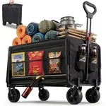 Albatros Bollerwagen klappbar 120L mit Flaschen&ouml;ffner & Getr&auml;nkehalter &ndash;