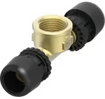 TECElogo-Ax T-St&uuml;ck Dim. 20 x Rp 1/2 x 20, Siliziumbronze - Wei&szlig;