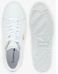 Lacoste POWERCOURT 126 3 SFA Damen Wei&szlig; Schuhe Alltag Leder (751SFA019221661) -