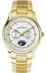 Jacques Lemans Armbanduhr Derby Gold - Wei&szlig;