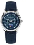Jacques Lemans Armbanduhr Derby Sport Silver Blue Dial I - Blau