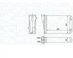 MAGNETI MARELLI 350218463000 W&auml;rmetauscher Innenraumheizung K&uuml;hler passend...