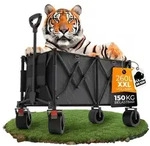 BigDean XXL Bollerwagen faltbar 260L 150kg belastbar robuster Bollerwagen f&uuml;r...