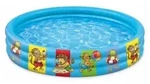 Happy People Planschbecken Summer Friends 100 x 23 cm, aufblasbarer 3-Ring Kinderpool