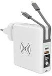 Felixx Super Charger 2, Drinnen, AC, Akku, 5 V, Kabelloses Aufladen, Wei&szlig; - Wei&szlig;