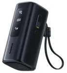 Baseus EnerGeek GX11 MiFi Power Bank 20000mAh 67W Cosmic Black - Silber