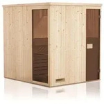 FinnTherm Innensauna Saunakabine Miranda 2 Sitzb&auml;nke Wandst&auml;rke 40 mm -