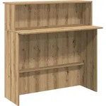 vidaXL Empfangstheke Artisan-Eiche 100x50x103,5 cm Holzwerkstoff - Braun