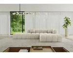 ALTDECOR Ecksofa in L-Form OLEA-L2 - 289x176x71 cm Dunkelgrau - Corner Sofa Bett