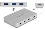 DeLOCK 7 Port USB Hub mit 4 x USB Type-C Buchse und 3 x USB Typ-A Buchse mit PD...