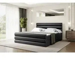 ALTDECOR Boxspringbett mit Fu&szlig;teil, H3 Matratze und Topper - 200x200 cm - CELESTIA-Z