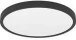 Eglo LED Deckenleuchte Fueva 6 schwarz &Oslash; 39 x 3 cm warmwei&szlig;-kaltwei&szlig; - Schwarz