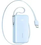 Joyroom JR-PR2L Powerbank 10000 mAh 35W mit zwei integrierten USB-C-Kabeln Blau -