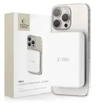Tech-Protect PB11, 10000 mAh, Kabelloses Aufladen, 15 W, Wei&szlig; - Wei&szlig;