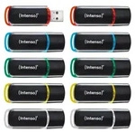 Intenso 3511561, 8 GB, USB Typ-A, 2.0, 28 MB/s, Kappe, Schwarz, Rot, Gr&uuml;n,