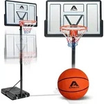 Apollo Basketballkorb Set mit St&auml;nder, Rollen, Basketball und Pumpe, Korbh&ouml;he 230