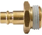 Druckluft-Stecknippel Au&szlig;engewinde: 3/8'