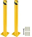 VEVOR 2 Stk. 122 cm Parkplatz-Sicherheitspoller Parkschrankenpfosten, 20 x 20 cm