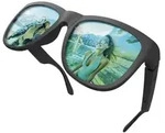 SBS Polarisierte Sonnenbrille mit integrierten kabellosen Kopfh&ouml;rern - Schwarz