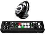 Roland HDMI-Video-Switcher V-1HD mit Kopfh&ouml;rer - Schwarz