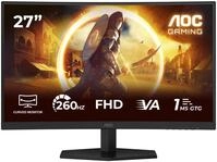 AOC C27G42ZEP, 68,6 cm (27"), 1920 x 1080 Pixel, Full HD, LCD, 1 ms, Schwarz, Rot