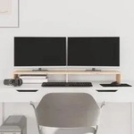 vidaXL Monitorst&auml;nder 100x27x10 cm Massivholz Kiefer - Braun