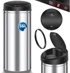 KESSER&reg; Automatik Sensor M&uuml;lleimer Abfalleimer Abfall EDELSTAHL Papierkorb -...