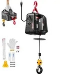 VEVOR Elektrische Seilwinde, 500 kg Tragkraft, 2-in-1 Elektro-Seilzug, 1500 W,