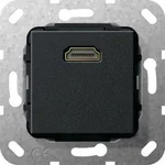 GIRA 4846879, HDMI, Schwarz