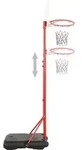 vidaXL Tragbares Basketball-Set Verstellbar 200-236 cm - Rot/Wei&szlig;/Blau/Schwarz