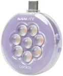 NANLITE cookie Mini Smartphone light Handy LED Leuchte, rund, lavendel