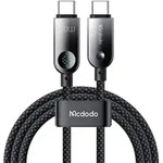 Mcdodo CA-4780 USB-C auf USB-C 60W Datenkabel 1,2m (schwarz) - Schwarz