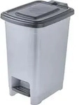 keeeper Tret-Abfalleimer "olaf" 40 Liter PP light silver - Silber