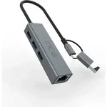 Inca IUTP-03TX, USB 3.2 Gen 1 (3.1 Gen 1) Type-A + Type-C, RJ-45, USB 3.0, 10000