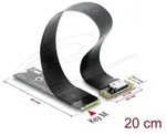 DELOCK M.2 Key M > 1x OCuLink SFF-8612 Konverter m. 20cm Kab