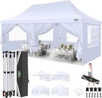 COBIZI Faltpavillon 3x6m Wasserdicht Stabil Partyzelt Gartenpavillon