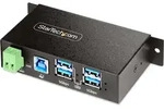 StarTech.com 4-Port USB 3.0 Hub mit Heavy-Duty Metall-Industriegeh&auml;use, Managed, ESD