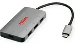 ROLINE USB 3.2 Gen 1 Hub, 3fach, Typ C Anschlusskabel (PD+Data)