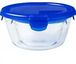 3er-Set Lunchboxen &ndash; PYREX &ndash; Cook & Go &ndash; Glas &ndash; Rund &ndash; Luftdichter...