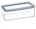 Vorratsbeh&auml;lter 1,0 Liter luftdicht und stapelbar Five&reg; - Transparent - Stapelbar 