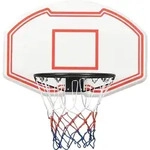 vidaXL Basketballkorb Wei&szlig; 90x60x2 cm Polyethylen - Wei&szlig;