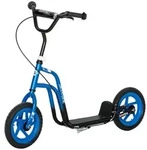 AIYAPLAY Roller Kinder Kickscooter mit verstellbarem Lenker 12 Zoll R&auml;der Blau -