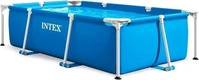 INTEX 28270NP, INTEX Rechteckiger Frame Pool - 220x150x60 cm - 7-teilig S30052 Blau