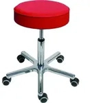 STIER Drehhocker mit Doppelrollen, h&ouml;henverstellbare Sitzh&ouml;he 540-720mm, dicke