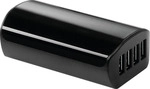 Campagnolo Netzteil f&uuml;r WRL Optional, 4-Port USB f&uuml;r Netzkabel - Schwarz