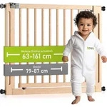 BOMI&reg; T&uuml;rschutzgitter Miko ohne Bohren 63&ndash;161 cm | Kinderschutzgitter aus...